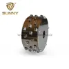 machine pulled diamond bush hammer grinding wheel for granite
