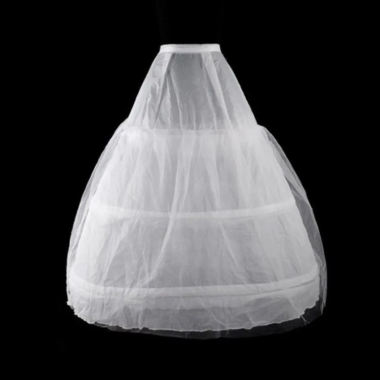 

Factory price bridal petticoat underskirt petticoat for wedding dress, White