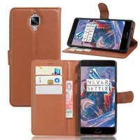 

For OnePlus 3 Case Silicone Cellphone Wallet Flip Leather Case Magnetic Case For OnePlus 3T One Plus 3 Back Cover Phone Fundas