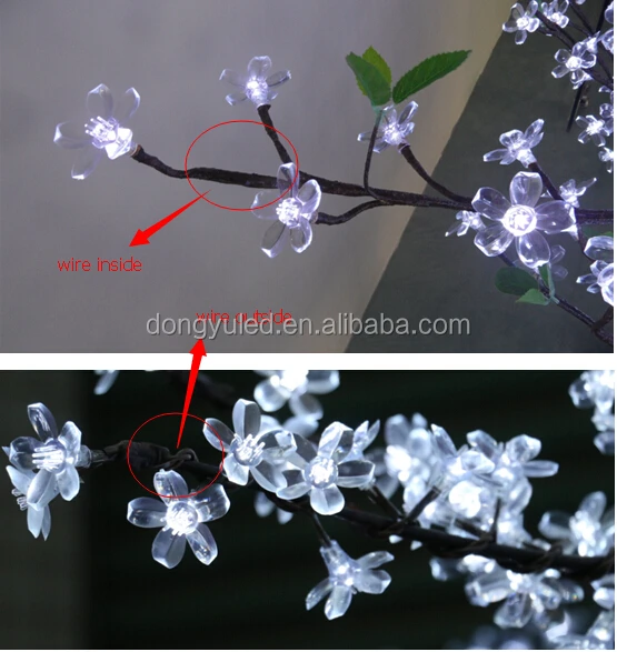 3.0 Meter Warm White Light Outdoor Decoration Artificial Maple Light