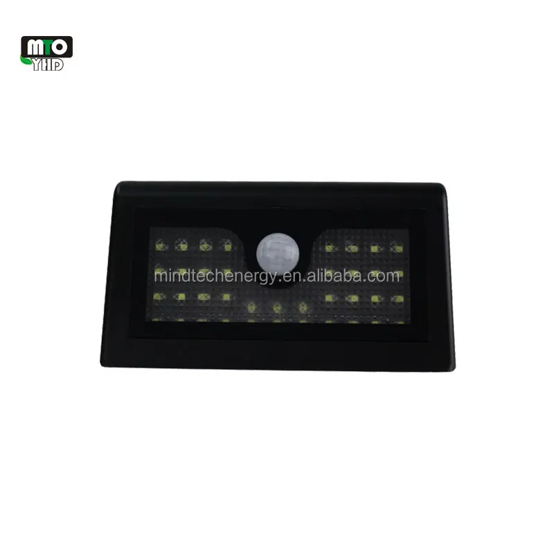 Rechargeable 4W small LED wall lights, solar garden light with motion sensor