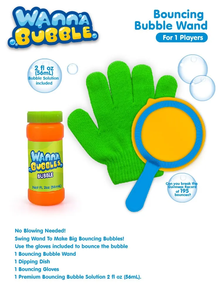 how to make bouncing bubbles