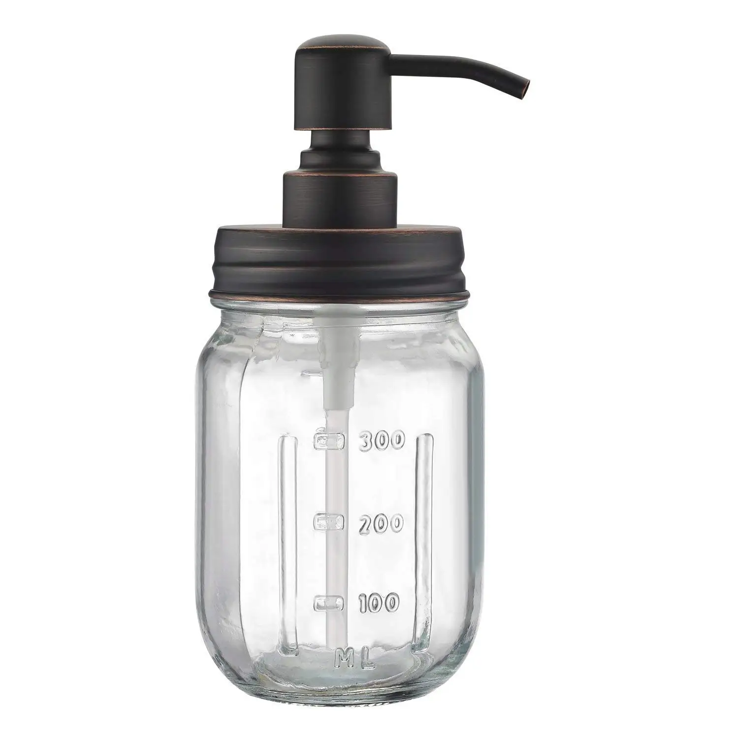 Countertop Soap Dispenser Find Get Quotations Countertop Gl Soap Dispenser With Rust Proof Stainless Steel Pump 16 Ounce Ball Wenken