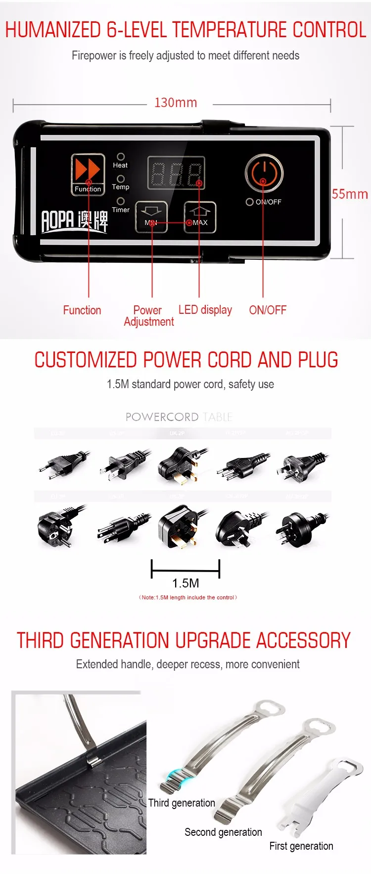 Aopa Dt40 Japanese Electric Indoor Barbecue Grill Buy Barbecue Grill