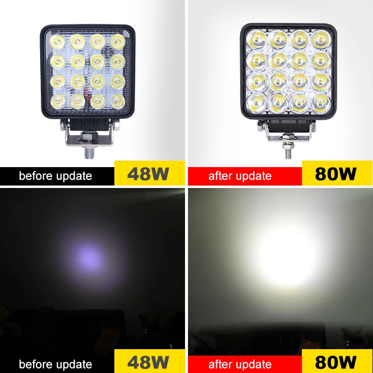 High Power 80w Auto Led Work Light Off Road Lkw Platz