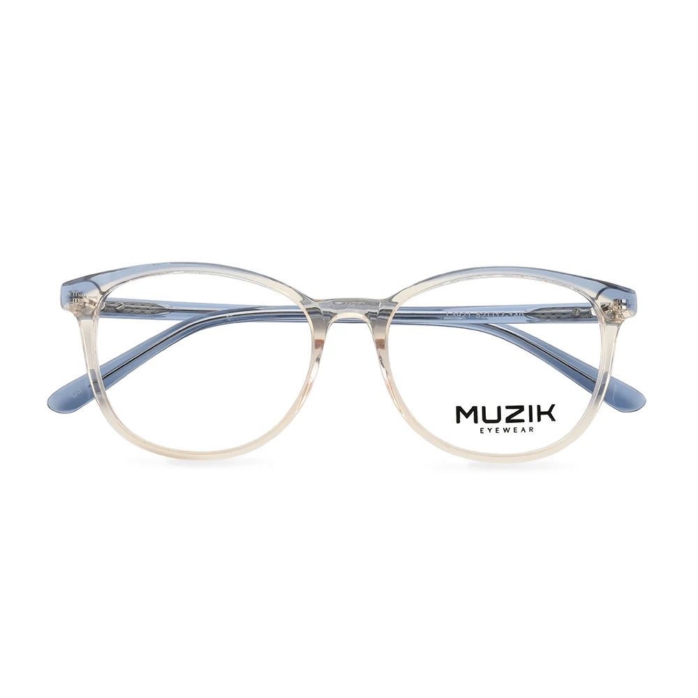

P3921 blue light blocking plastic acetate clear transparent glasses, Custom colors