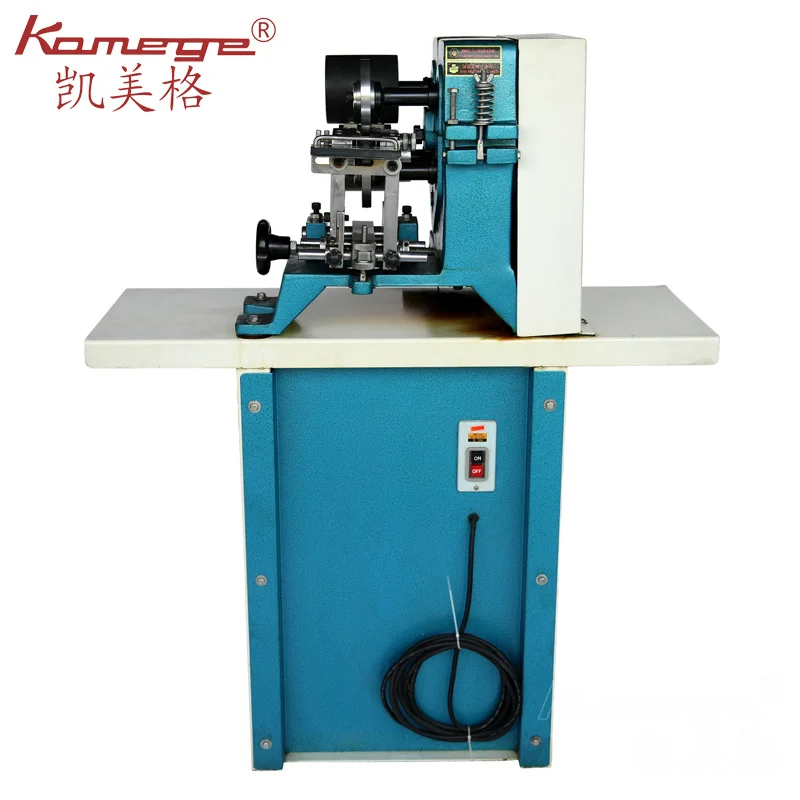 Xd140 Adjustable Desktop Small Leather Belt Wallet Inking Machine