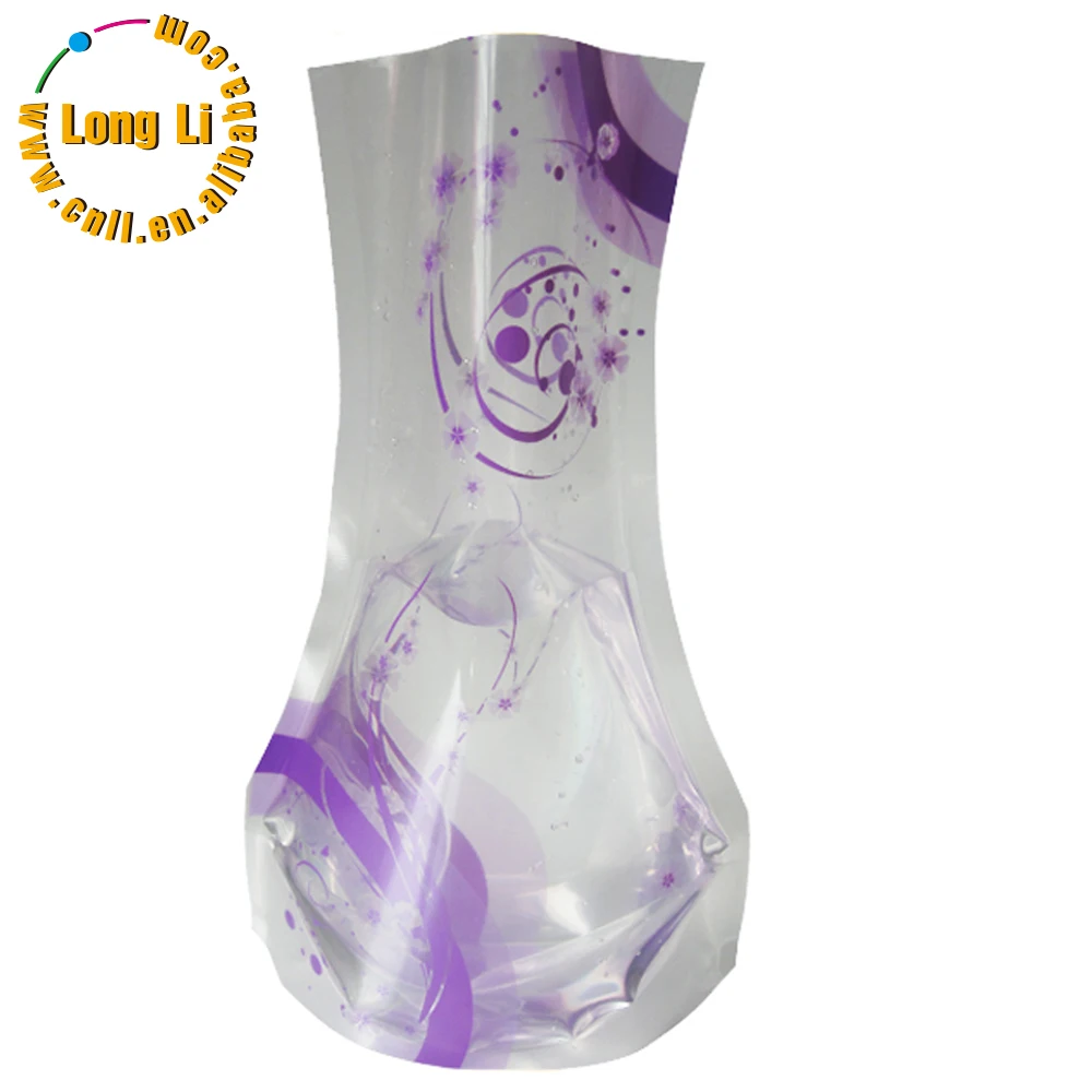 Foldable Collapsible Clear Plastic Flower Vases Buy Folding Plastic Flower Vase,Plastic