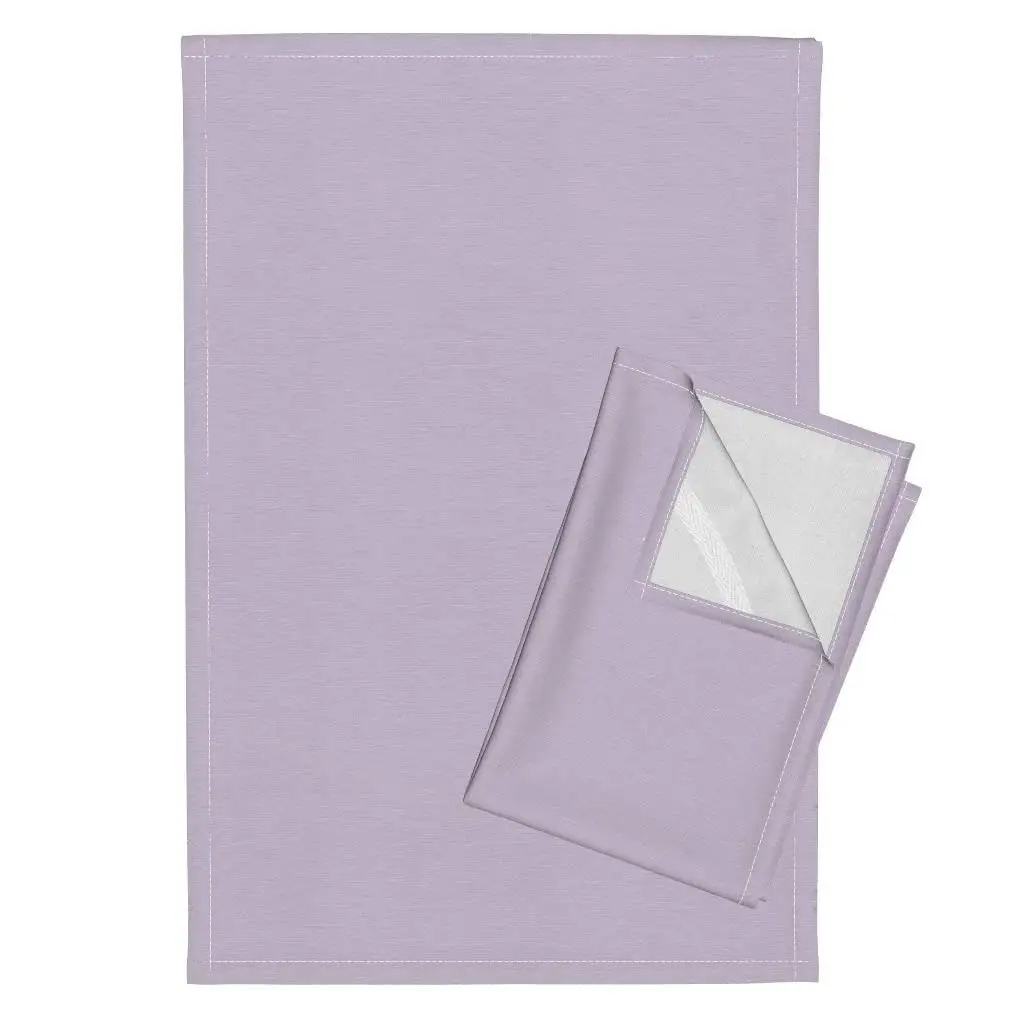 purple tea towels