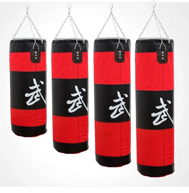 

PU Heavy Punching MMA Boxing Training with Chain Empty TaekwondoFitness Boxing Sandbag Workout Muay Thai Kick Bags, N/a