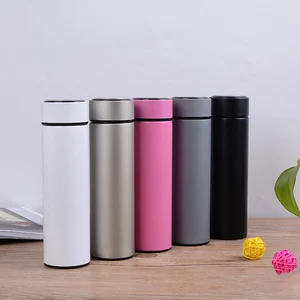Image of Leak Proof Sport Double Wall Water Bottle Stainless Steel Vacuum Insulated Thermal Flask 15oz
