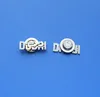 Carved technique hollow letter design Dubai magnetic pin badges for UAE national day souvenir gifts