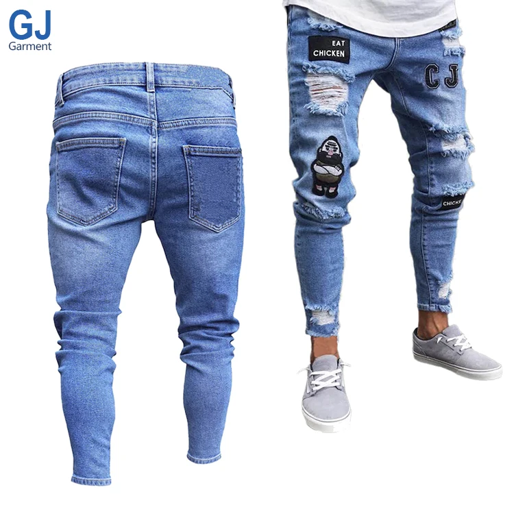 Latest Fashion Nova Hechos En China All Branded Jeans Name Ripped