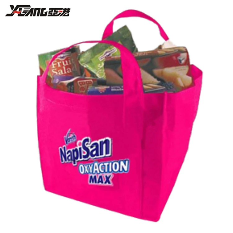 

Reusable shopping bags foldable non woven laminated grocery tote bags with custom printed logonon woven grocery shopping bag, Customized according to customer requirements
