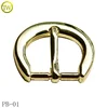 Customized metal slide click buckle gold adjustable belt buckle for men