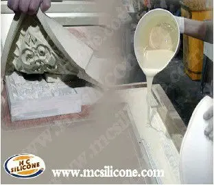 Decorative Plaster Ceiling Mold Making Liquid RTV Silicone Rubber