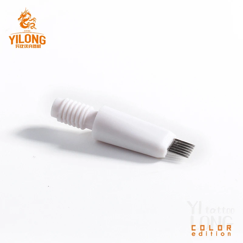 Yilong Factory Permanent Makeup Tattoo Needles Used for Granular fog Eyebrows Wired Eyebrows