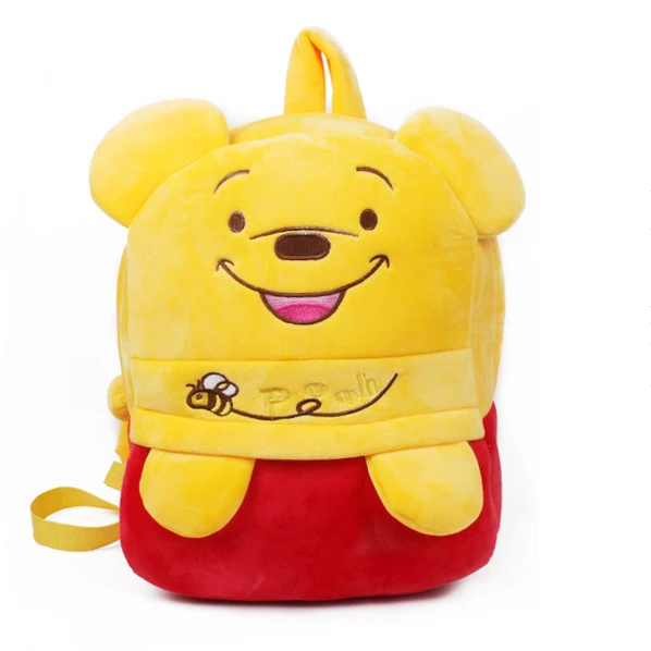 

fashion animals cute bear children school bag plush animal backpack, Yellow