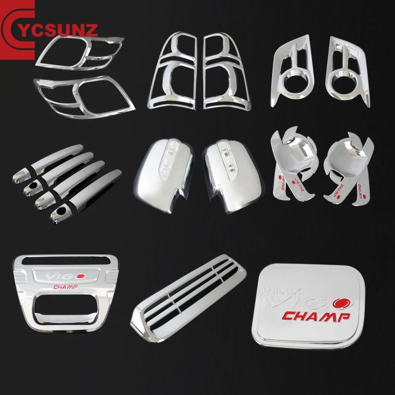 

YCSUNZ Hilux Car Accessories ABS Full Set Chrome Kits For Toyota Hilux Vigo 2010 2011-2014 Combo Set Accessories