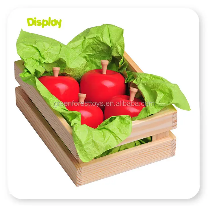 صندوق الفاكهة الخشبي