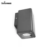 Savia Pc Housing Waterproof IP65 Surface Mouted Replaceable Light Source Gu10 8w Indoor Outdoor Wall Lamp Garden Led Wall Light