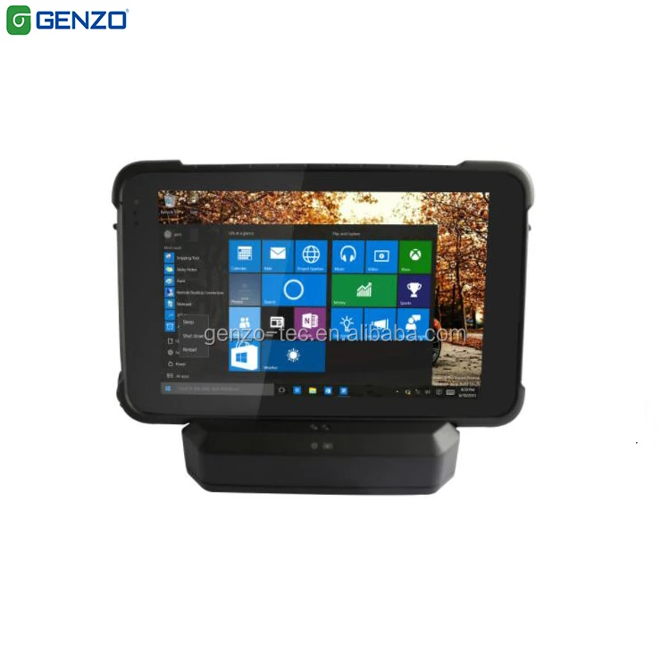 

8 inch car mounted tablet windows rugged Industrial tablet Support NFC 2D and pogo pin Charging Station 4GB ROM