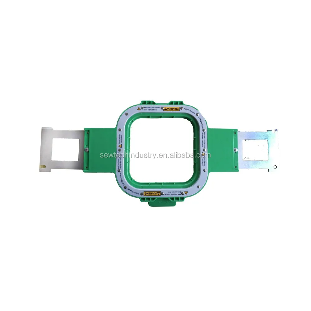 

SWF Embroidery Hoop 5.5'' Mighty Frame for SWF 495mm SWF Embroidery Machine Square Magnetic Hoops, Green