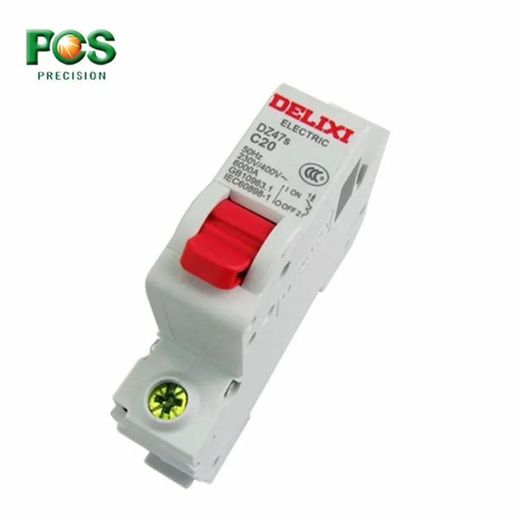 Delixi Dz47s Series Mcb 1~63 Amp C63 Miniature Circuit Breaker - Buy ...