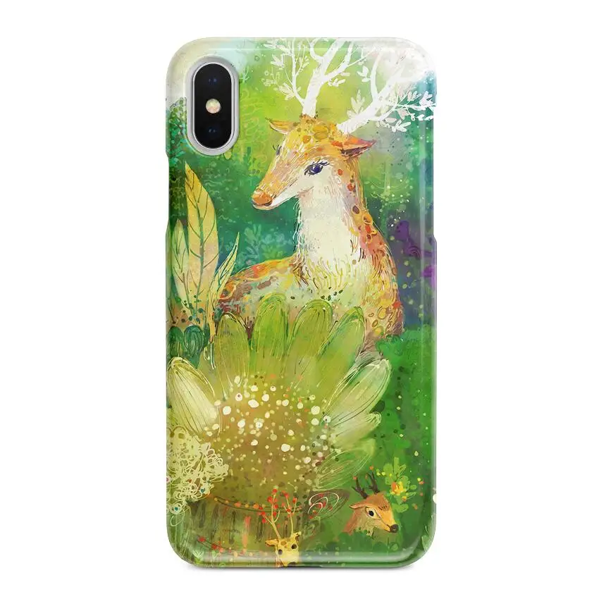 

Deer Design Custom 3D sublimation phone case