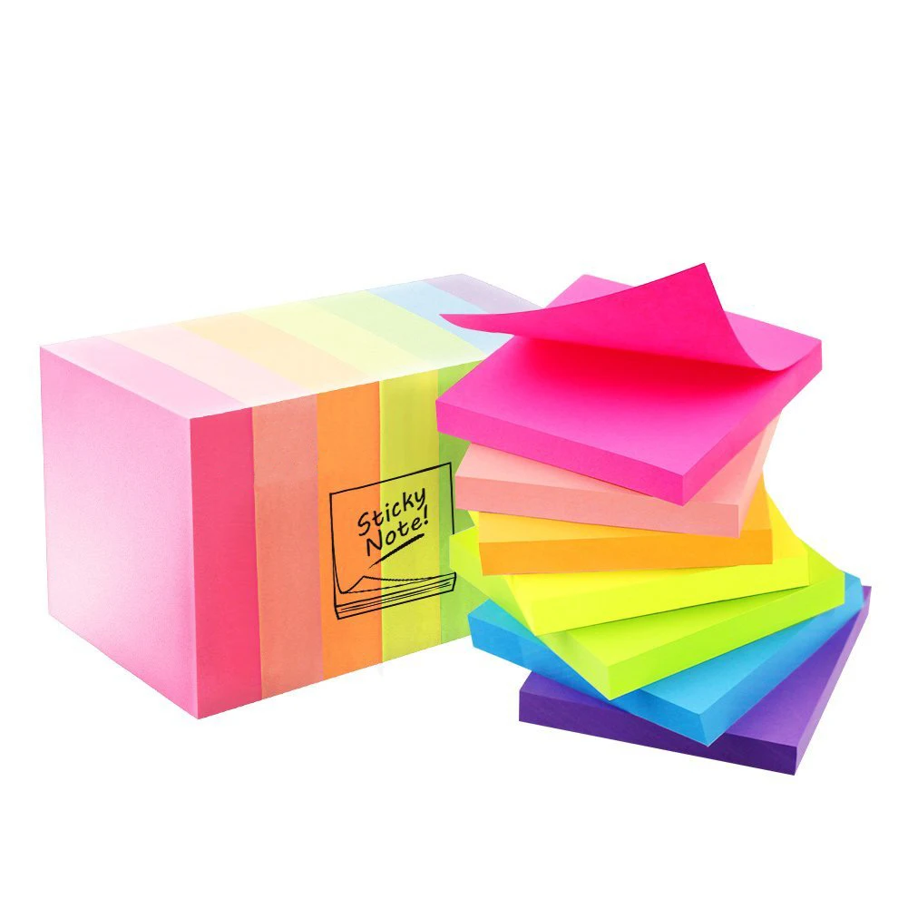 Custom Paper Multi Colored Rectangular Sticky Notes - Buy Paper Sticky ...