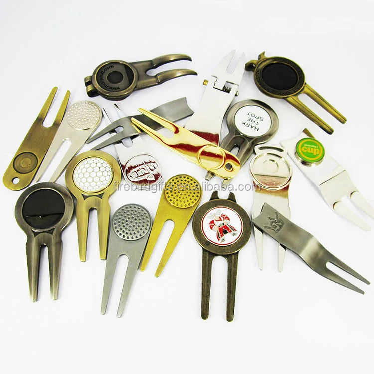 Existing Mold Custom Enamel Antique Gold Silver Copper Golf Divot