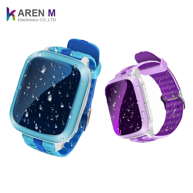 2019  Kids Smart Watch GPS Locator  support sim card alarm clock waterproof  children smartwatch DS18 for IOS android Phone