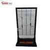 Silk printing logo small metal grid wire display racks for sport socks