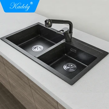 2018 Undermount Composite Granite Double Bowl Kitchen Sink Prices In India Buy Granite Kitchen Sink Kitchen Sink Prices In India Sink Kitchen Double
