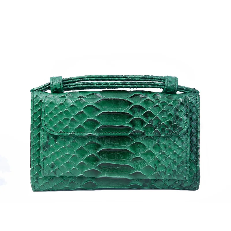 

Luxury Snake Handbag Women Chain Strap Inside Genuine Leather Women Wallet Chain Clutch Shoulder Bag Sac A femme Main