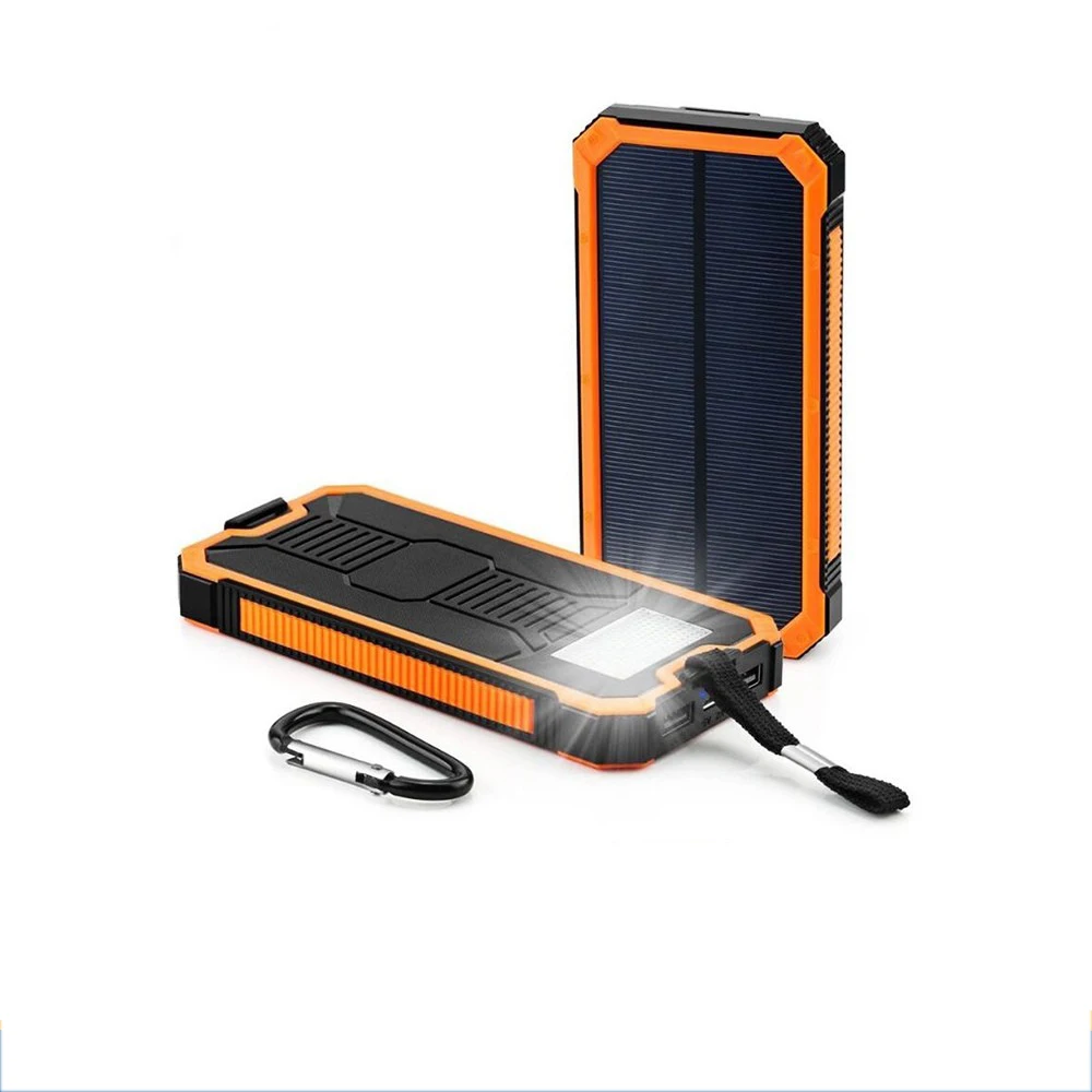 

2018 NEW 12000mAh Solar Battery Charger Powerbank External Battery Pack Solar Power Bank, Customzied