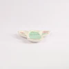 Handcrafted trinket home and hotel used cactus shape ceramic dresser dish for jewelry