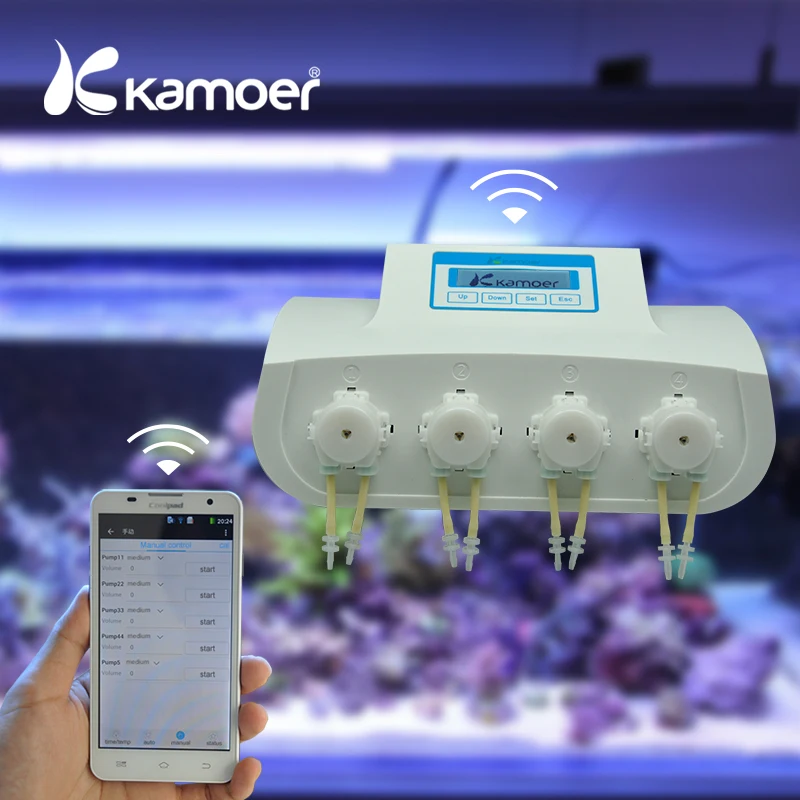 

Kamoer X4 Wifi Peristaltic Dosing Pump for Aquarium Fish Tank, N/a