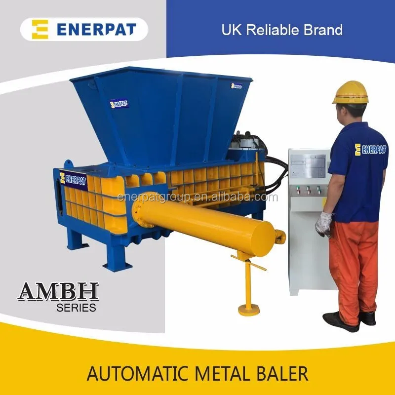 UK Enerpat Strong Baling System | Aluminum cans metal baler | Scrap Metal Baler