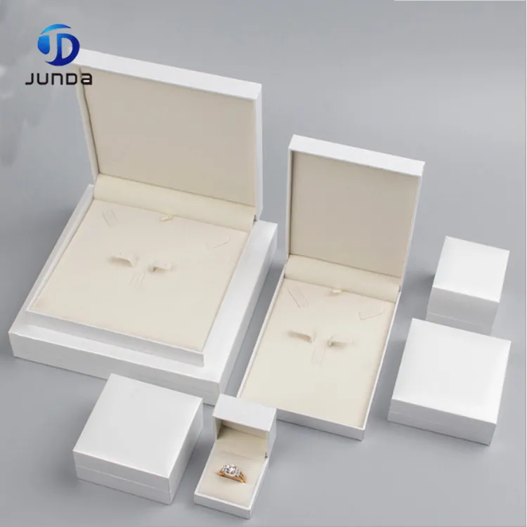 Wholesale Custom Gray box for jewelry, jewelry packaging box,leather jewelry box