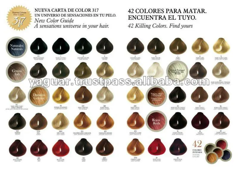 Vital Hair Maxima Colour Chart