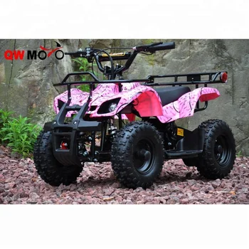 pink ride on quad bike