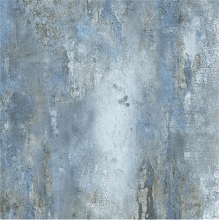 Hotel lobby glazed polished interior decorative blue floor tile