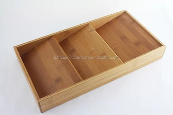 Multi Funtion Kitchen Bamboo Spice Drawer Organizer Buy Bamboo