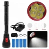 Most selling products High lumens DP rechargeable LED flashlight waterproof diving flashlight XHP70 6000k light led torch