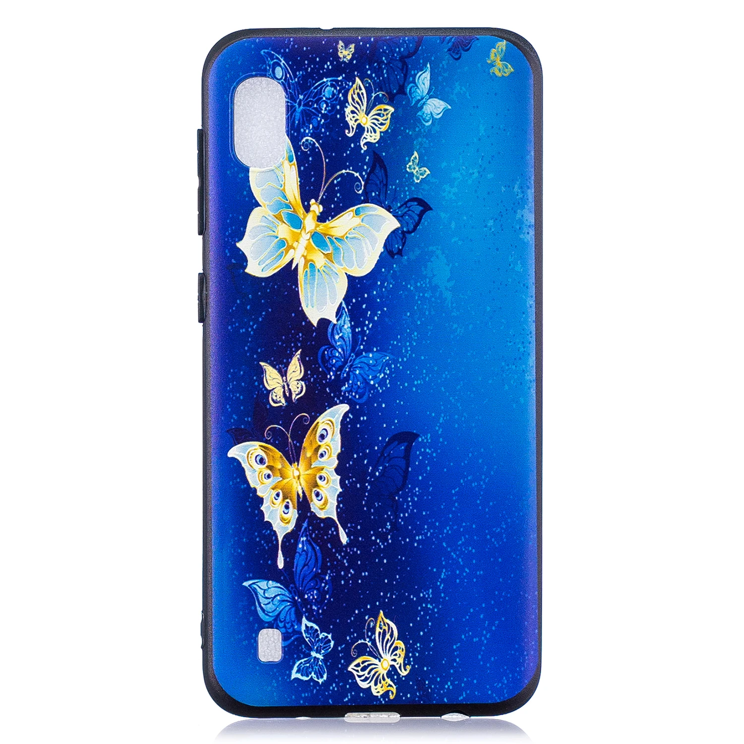 

Free Shipping Mobile Phone Accessories Ultra Light TPU Portable Case for Samsung A10 Case Samsung Galaxy A10 Cove, Blue butterfly
