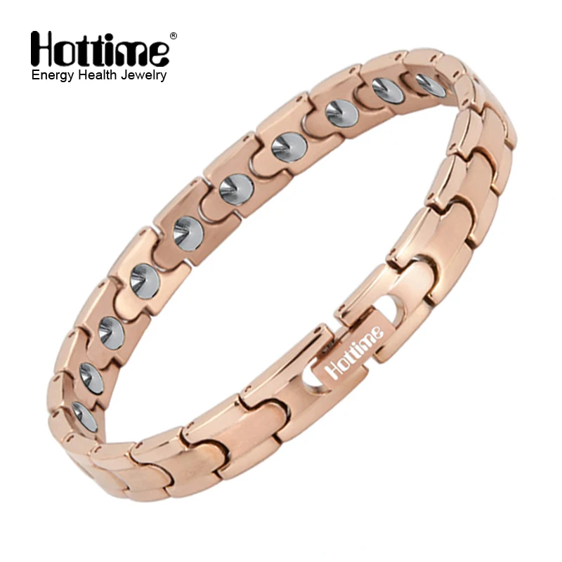 

High Quality Rose Gold Bracelet With 99.999% Germanium Steel (10156, N/a