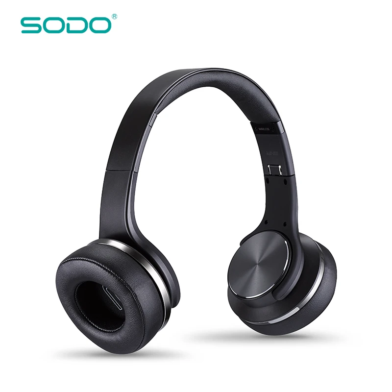 

SODO MH5 2 in 1 Bluetooth Headphones, Black;rose gold;gold;silver;any other color can be customized