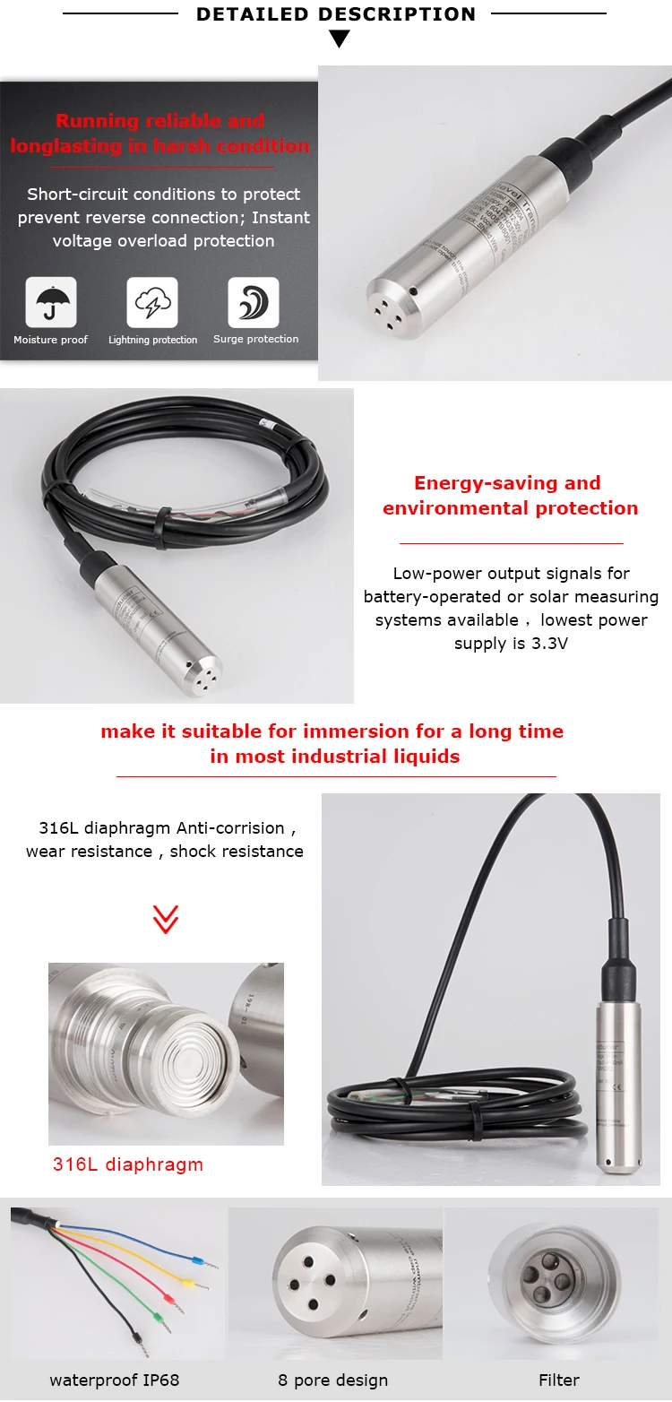 Submersible Water Level Sensor
