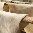 Kulit sapi Kering/ドライ牛 limed 分割ため rambak 、亀裂、キキ sapi 、イスラム教徒食品